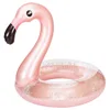 Rose Gold Inflatable Flamingo Swimming Pool Float with Sequin Appx. 120 cm Adult Summer Swim Pool Party Favors Decorations