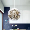 Home Decoration Modern Hanging Lamp Glass Art Creative Pendant Light With E27 Bulb Perfect for Kitchen Dining Room Bedroom