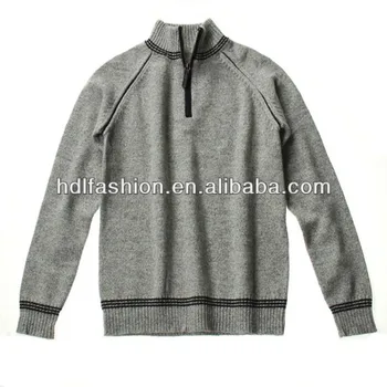 turtleneck sweater with zipper