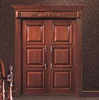 American Standard Solid Red Oak Double Modern Main Wood Entry Door For House