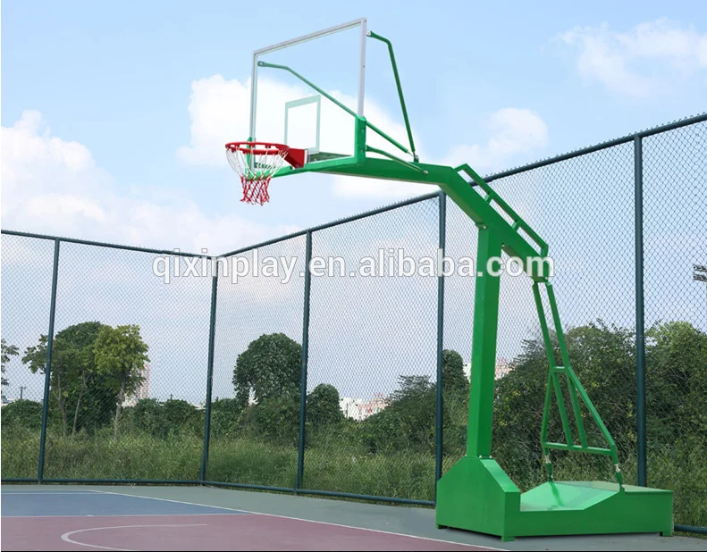 Best Selling Fiberglass Basketball Pole And Backboard Outdoor Tempered