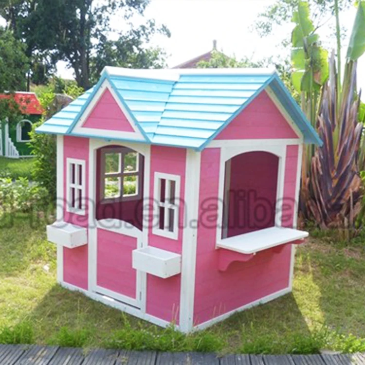 pink garden playhouse