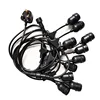 EU 220V Solar LED String Lights Without Bulbs For Garden Home Outdoors,15M,Highgrade Waterproof