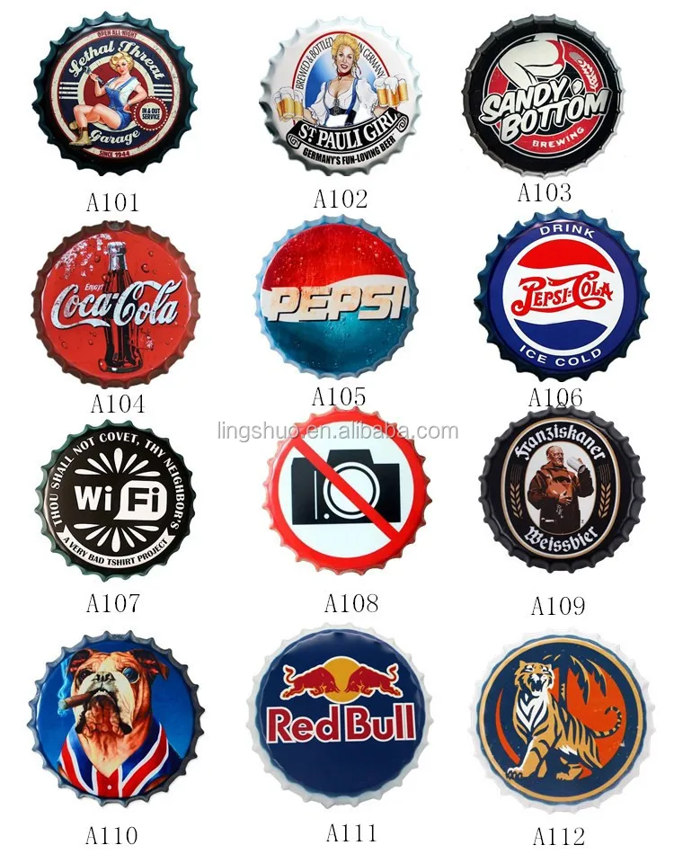 35cm Customized Metal Tinplate Bottle Caps /beer Bottle Caps Buy Beer