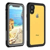 Waterproof Case for iPhone Xr, Full Body Protective Cover Built-in Screen Protector Clear Waterproof Phone Case for iPhone Xr
