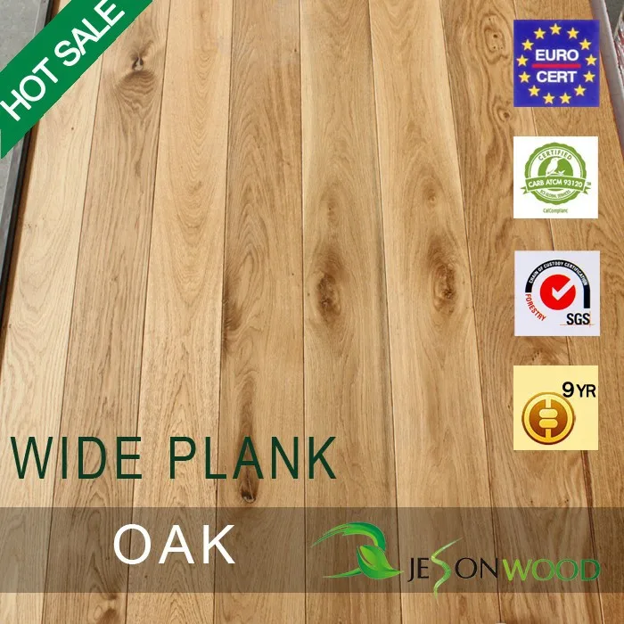 Engineered Oak Wide Plank 150mm Width Hardwood Flooring Hot Sale