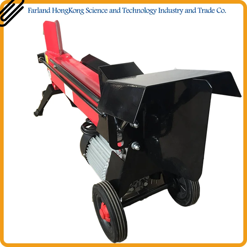 China Manufacture Top 230v 50hz 7 Ton Red Electric Used Log Splitter