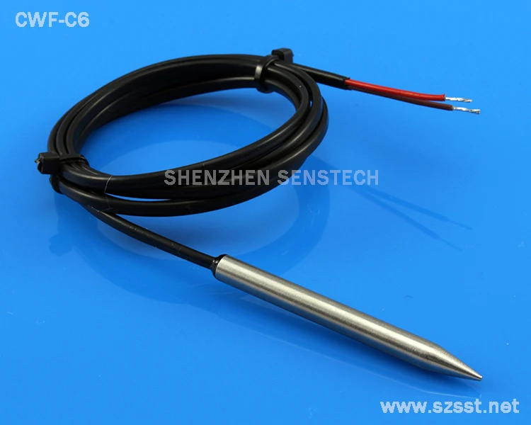 3.5mm Jack Waterproof Ds18b20 Temperature Sensor Probe 6*50mm Ip65