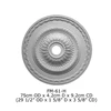Polyurethane Ornaments High Density Beautiful Decorative PU interior ceiling material