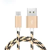 Charging and Data Sync 1.5M Long Nylon Braided Fast Micro USB Cable
