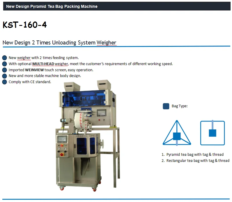 Tea bag packing machine