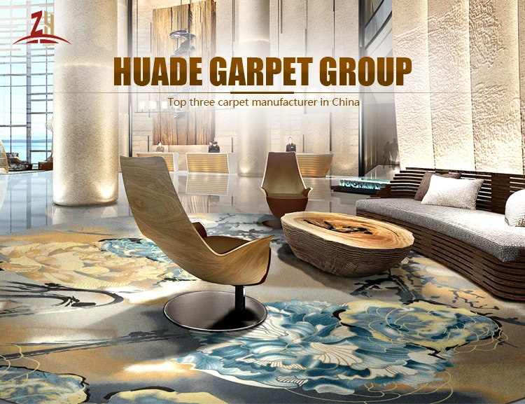 Modern Design Hotel Carpet Fireproof Wall To Wall Carpet For Hotel Room