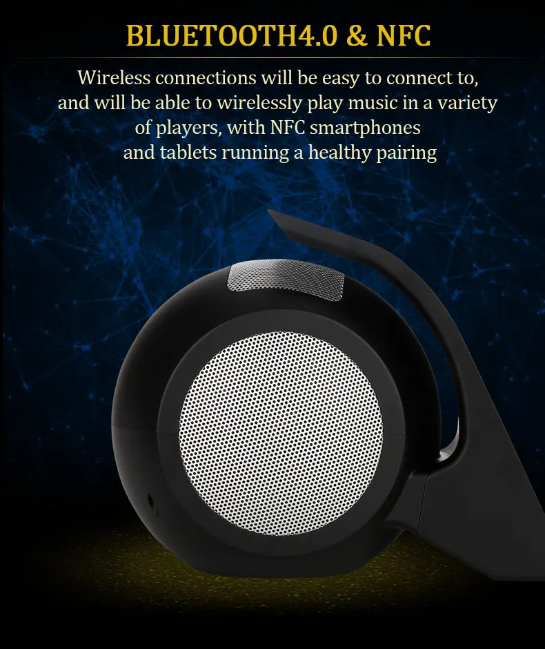 Smacat Creative Wireless Charging Bt Speaker,Nfc Portable Wireless