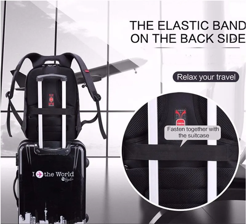 2017 Tigernu Brand Fashion Anti-Theft Men 's Backpack Business Backpack Women 14-17 Inch Laptop Backpack Travel Mochila Feminina