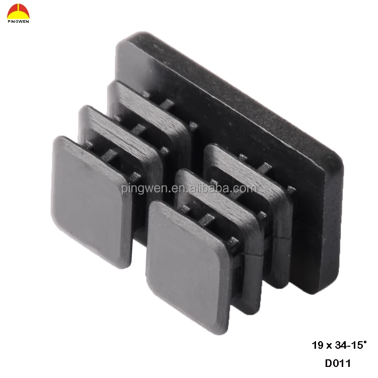 Pipe End Plastic Caps,Pvc Inclined Pipe End Caps For Rectangle Metal