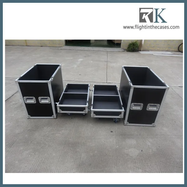 Professional Speaker Flight Case For Carrying 2 Qsc K12 Speakers With
