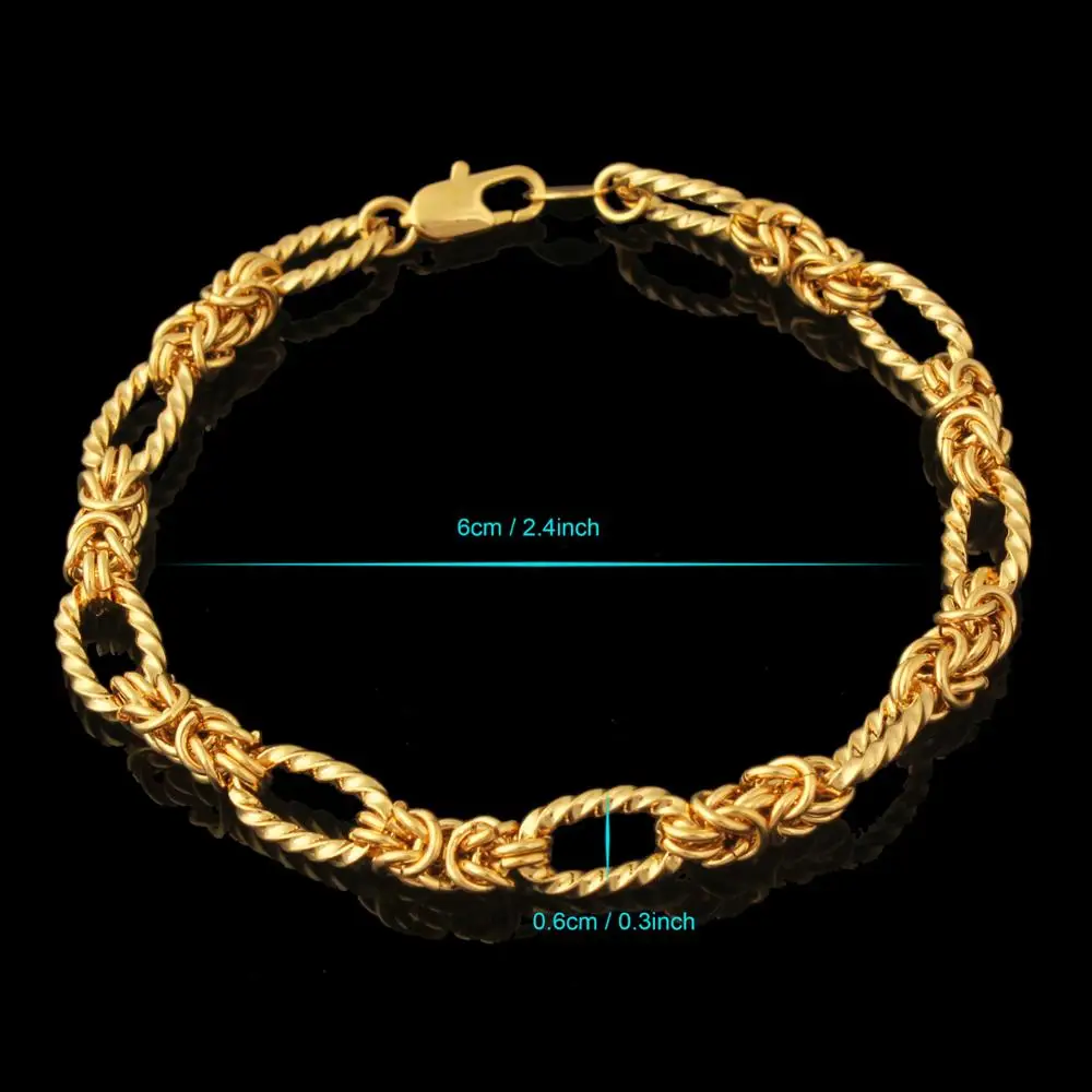 New Gold Jh Jewellery Golden Chains Wholesale 18k Gold Plated Jewelry ...