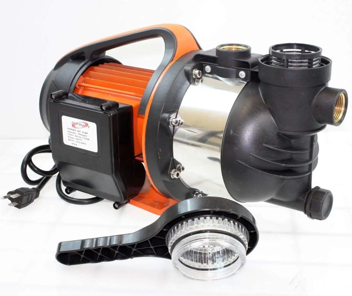 G&Gonline 1.5HP 1" SHALLOW WELL GARDEN SPRINKLER JET WATER PUMP BOOSTER SELF PRIMING 1100W