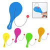 Children sport novelty game high quality rope mini elastic ball catch plastic OEM advertising logo printed paddle battle