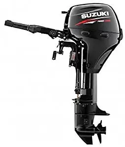 Suzuki 9.9 HP 4-Stroke Outboard Motor Tiller 20" Shaft Engine Electric Start
