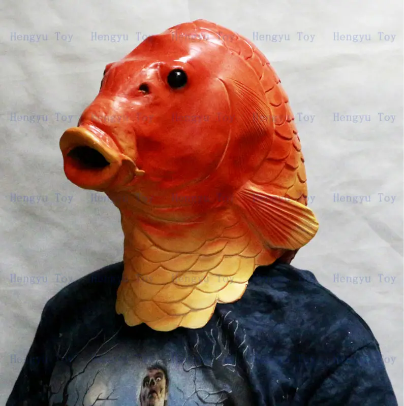 Realistic Animal Full Head Mask Party Fancy Dress Vivid Fish Mask Buy
