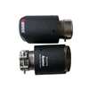 Brand New Carbon fiber 304SUS Car Exhaust muffler end pipe tips for Audi