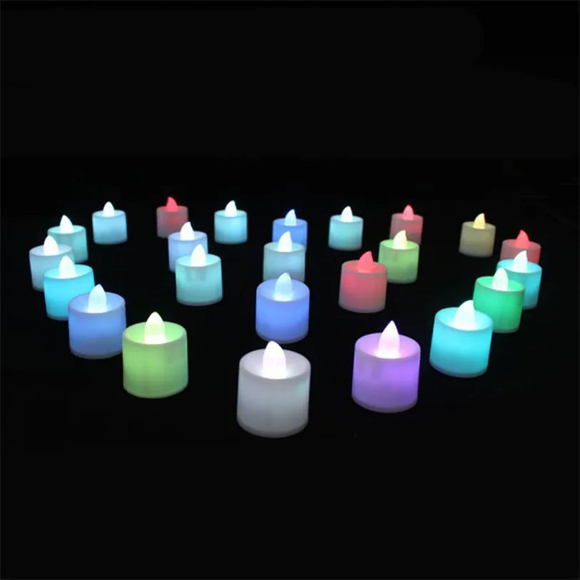 Safe Mini Colorful Romantic Electronic Candle LED Light For Party