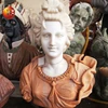 famous marble and bronze louis bust statue for home decoration