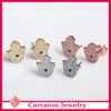 Carraton Jewelry Wholesale Sterling Silver Cute Small Hamsa Ladies Earrings