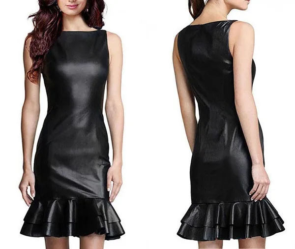 vestido preto peplum