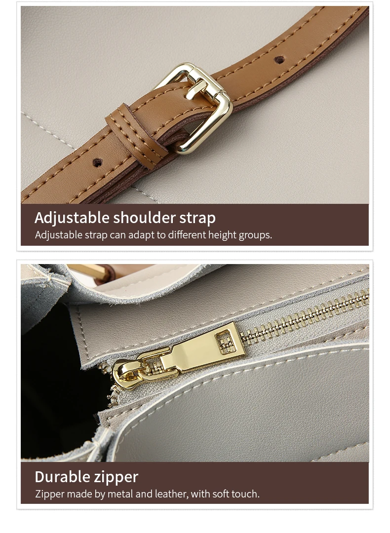 New Design Crossbody large Capacity Ladies Leather Hobo Bag For Female