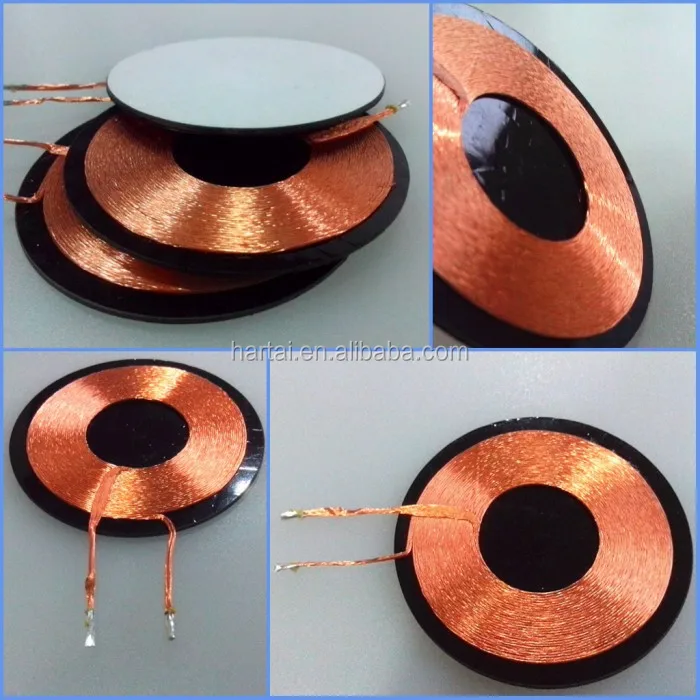 Electric Copper Induction Coil Inductive Charger Coil For Wireless