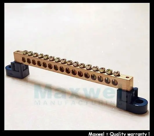 Earth Terminal Block - Neutral Link - MAXWEL Brass SPLICE