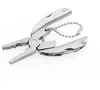 High Quality Multi Function Folding Pocket Mini Tools Plier Screwdriver keychain + Case Set