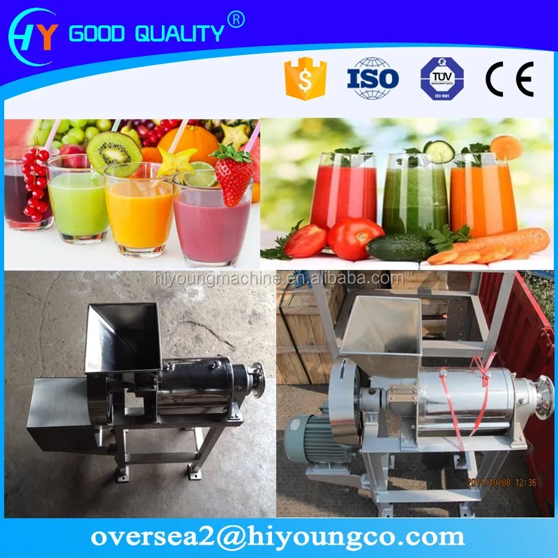 Pineapple Juicer Machine / Spiral Juice Extractor / Double Screw Fruit
