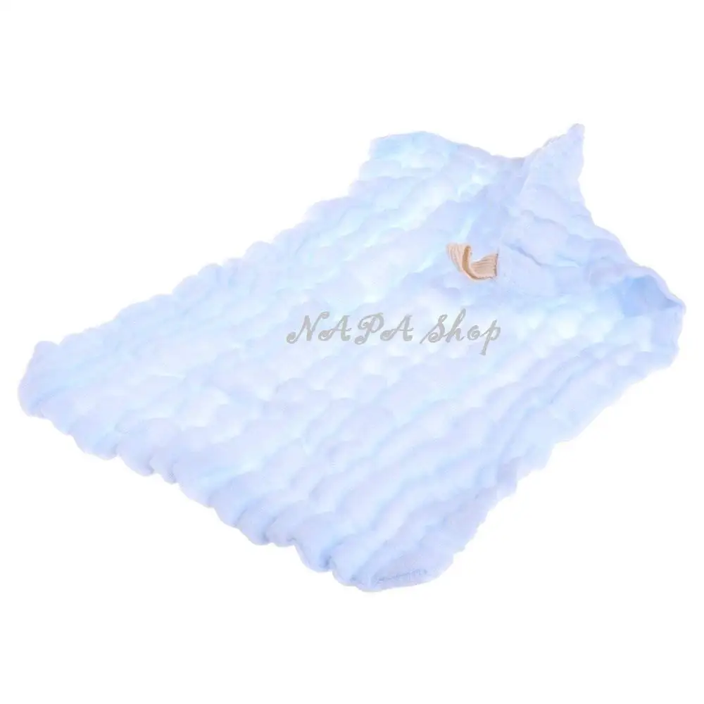 NAPA Shop Blue Soft Cotton Baby Handkerchief Infant KidsTowel Newborn Baby Washcloth Baby Child Feeding Wipe Cloth