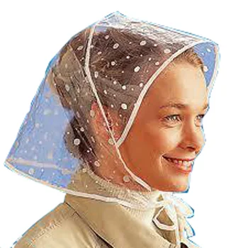 clear rain hat