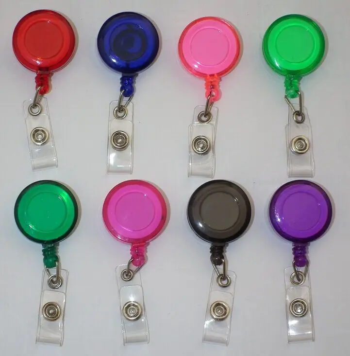 Retractable Reel Id Badge Key Card Name Tag Holders With Belt Clip ...