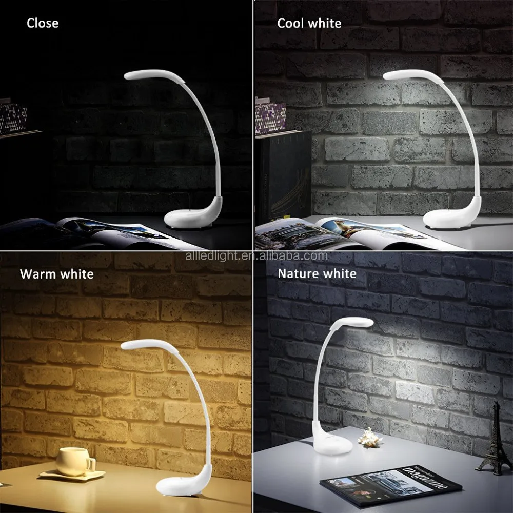 Excelvan Desk Lampe Golf Type Lamp Changeable 3 Light Mode Touch