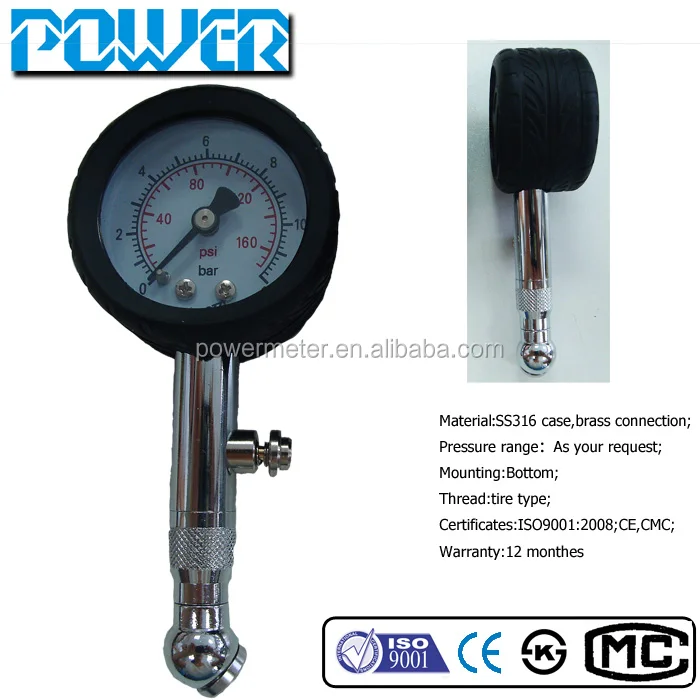 certified air pressure gauge