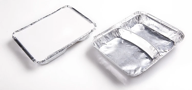 810ML disposable aluminum foil lunch trays for Fast food packing takeaway