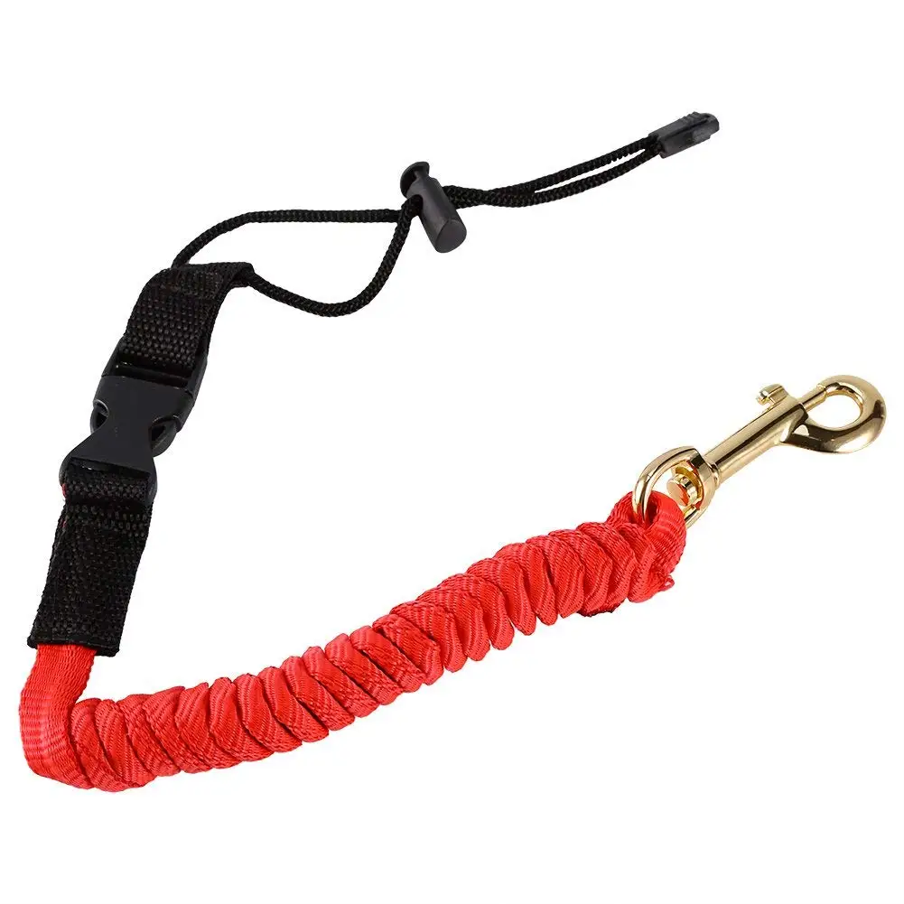 MAYMII Universal Kayak Canoe Coiled Paddle Leash Cord Rod Oar Coil Tether Hook Clip
