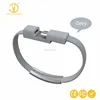 Mini Micro Usb Cable Bracelet Wristband Flat Wire Charger Data Cabel Android Cord For Xiaomi Redmi 3 Note 3 Pro Mi Max/Lg G4 G3