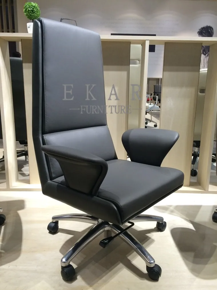 Revolving Executive Blue Leather Office Chair Price details