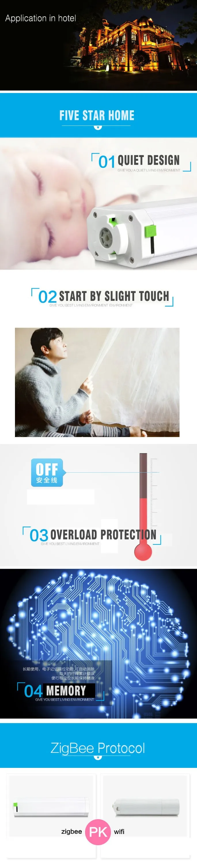 Motorised Electric Curtain Motors