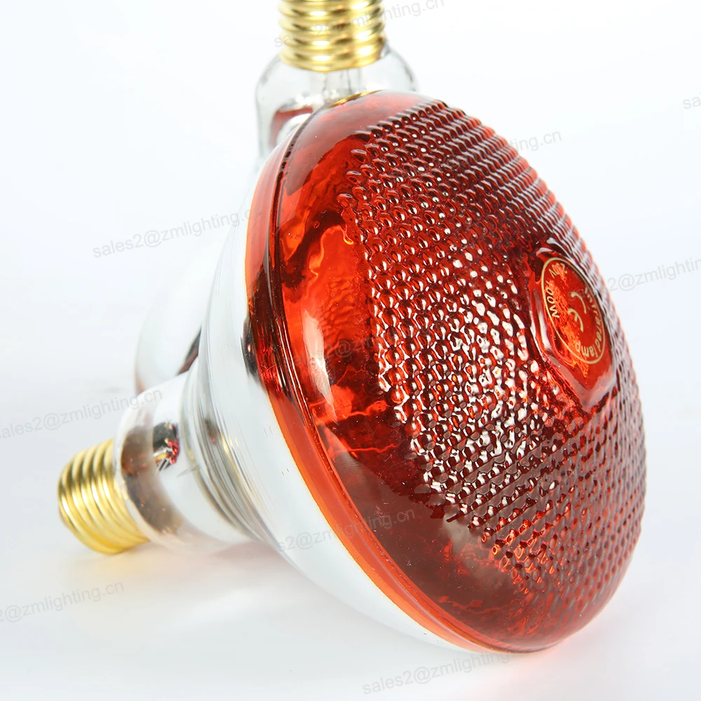 Low price R95 R25 PAR38 E27 250w globes waterproof infrared heat lamp light for chicks pigs