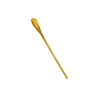 Paddle pin gunmetal-plated brass teardrop pin