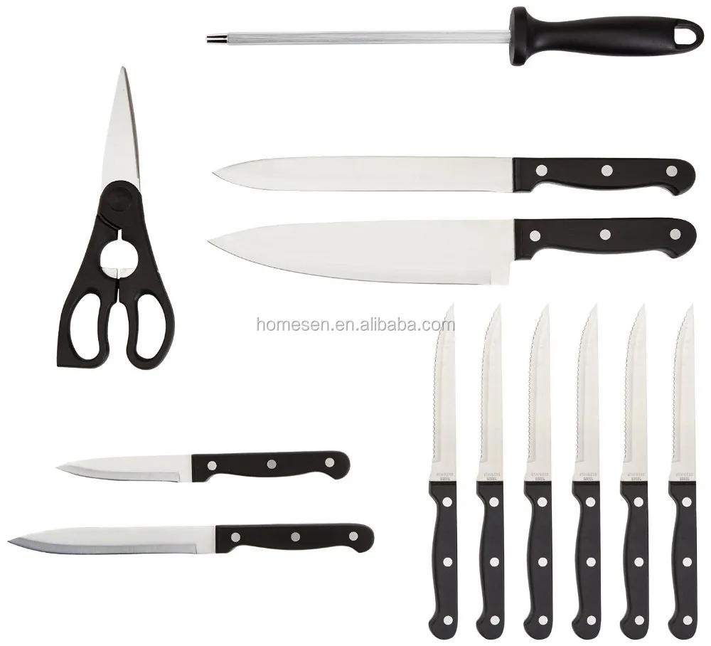 Homesen Heated 13pcs Stainless Steel Kitchen Knife Buy Kitchen Knife
