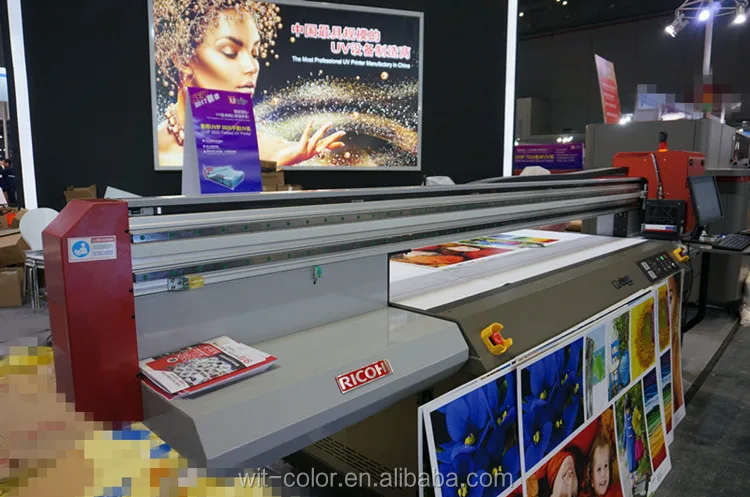 Wit-Color Advertising Pollter Banner Automatic Rolling Printing Machine UVIP 5B 3020