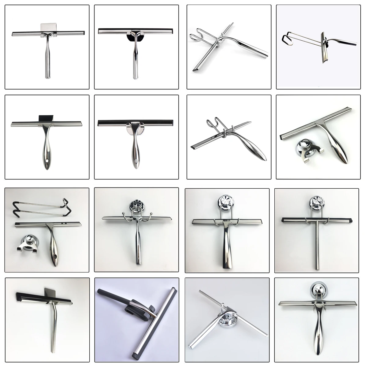 Hot Selling Stainless Steel Shower Squeegee With Telescopic Handle